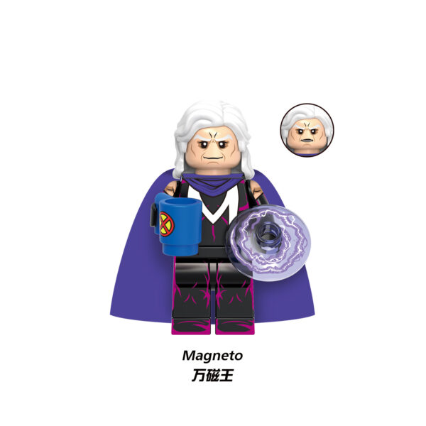 8 PCS Magneto X-Men Series SuperHero Minifigures Fit Lego B-Mv009 - Image 3