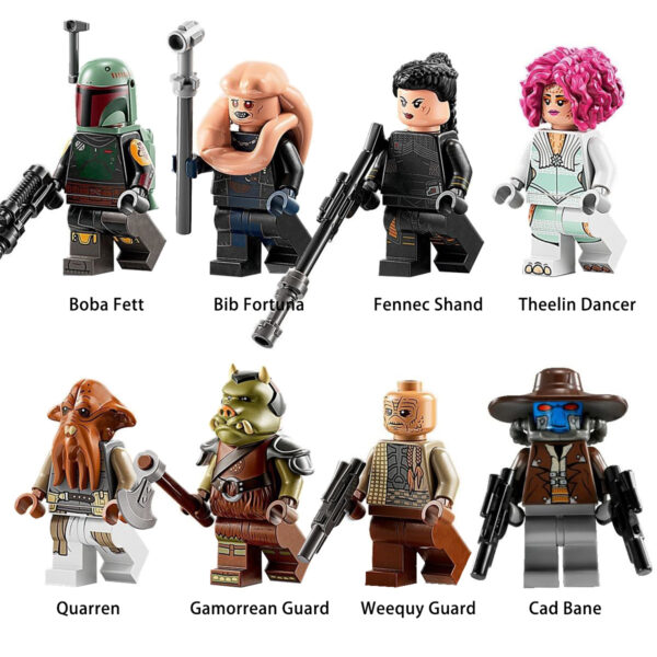 8 PCS Star Wars Bounty Hunter Series Minifigures Fit Lego B-SW097