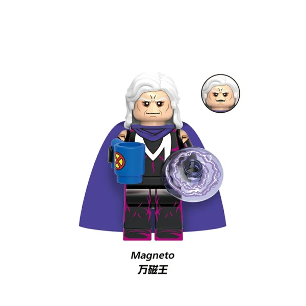 8 PCS Magneto X-Men Series SuperHero Minifigures Fit Lego B-Mv009 - Image 8