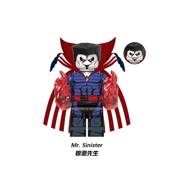 8 PCS Magneto X-Men Series SuperHero Minifigures Fit Lego B-Mv009 - Image 2