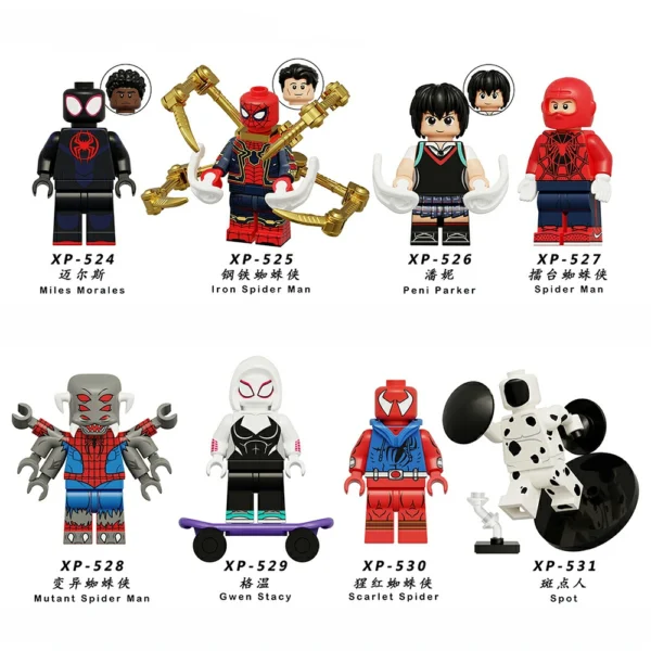 Iron Spider Man Series Minifigures Minifigs Set Fit Lego B-Mv004