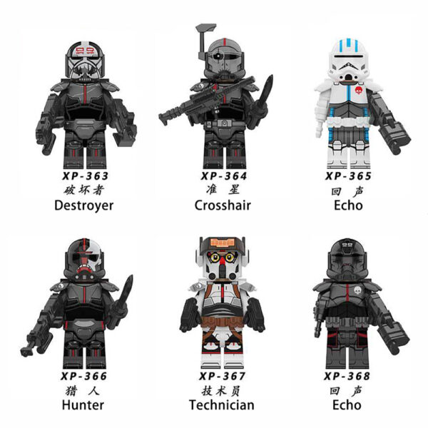 Star Wars Custom The Bad Batch Minifigures Fit Lego B-SW005