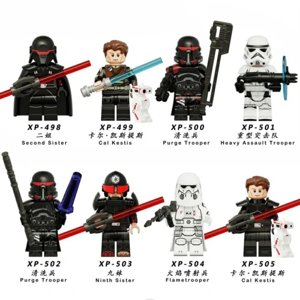 Star Wars Jedi Series Custom Minifigures Minifigs Fit Lego B-SW010