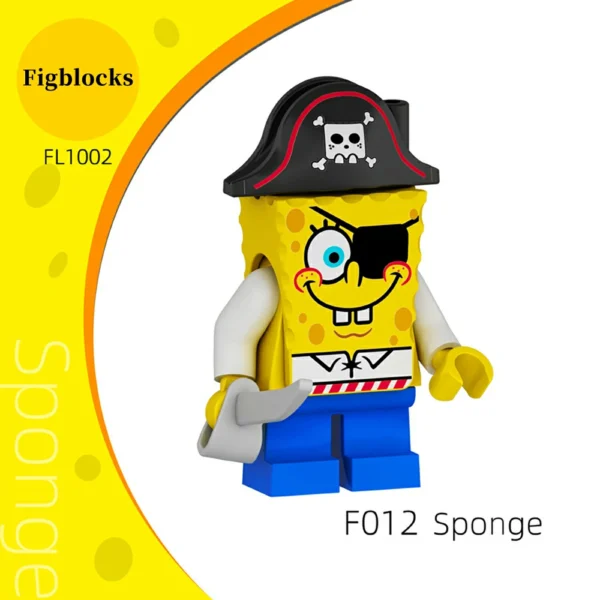 SpongeBob SquarePants Series Cartoon Anime Minifigures Minifigs Fit Lego B-Sp001 - Image 6