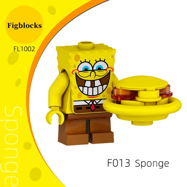 SpongeBob SquarePants Series Cartoon Anime Minifigures Minifigs Fit Lego B-Sp001 - Image 7