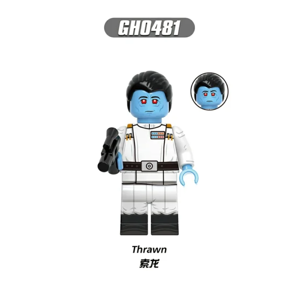 Star Wars-Inspired Thrawn Custom Minifigures Minifigs Fit Lego B-SW011 - Image 4