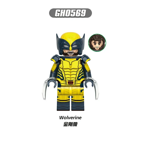 Venompool Wolverine Deadpool Minifigures Fit Lego B-Mv043 - Image 4