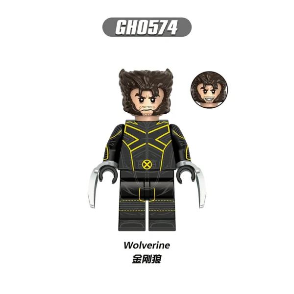 Venompool Wolverine Deadpool Minifigures Fit Lego B-Mv043 - Image 9