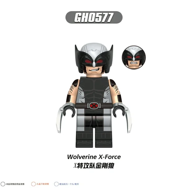 Wolverine Deadpool SuperHero Minifigures Minifigs Fit Lego B-Mv044 - Image 4
