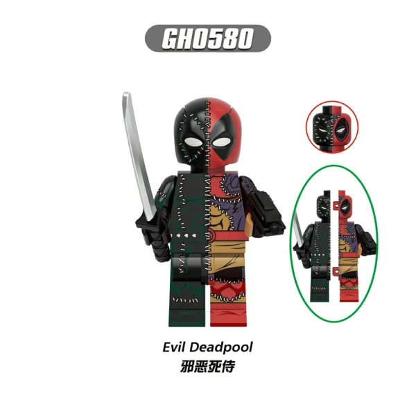 Wolverine Deadpool SuperHero Minifigures Minifigs Fit Lego B-Mv044 - Image 7