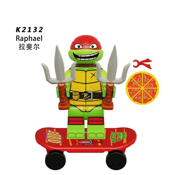 Ninja Turtle Classics Character Minifigures Minifigs Fit Lego B-NT002 - Image 5