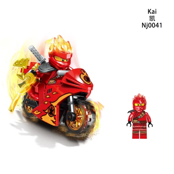 Phantom Ninja Ice Emperor Motorcycle Series Minifigures Fit Lego B-Nj004 - Image 2