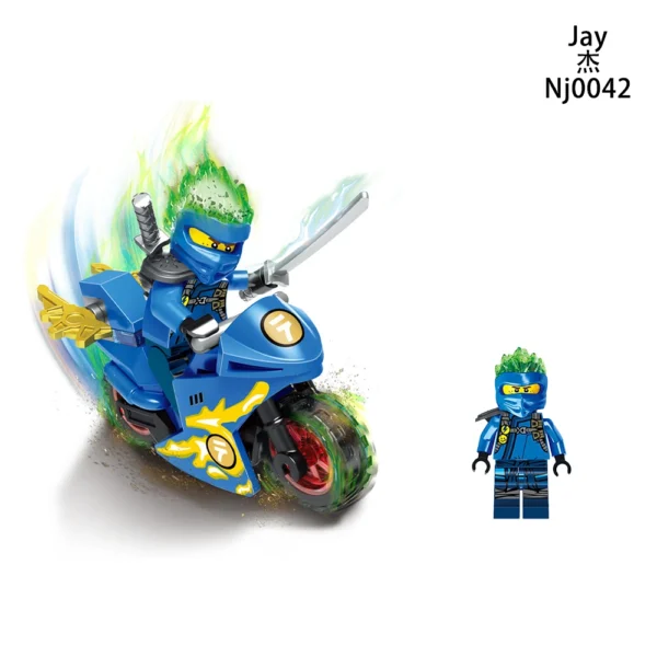 Phantom Ninja Ice Emperor Motorcycle Series Minifigures Fit Lego B-Nj004 - Image 3