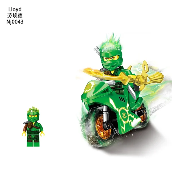 Phantom Ninja Ice Emperor Motorcycle Series Minifigures Fit Lego B-Nj004 - Image 4