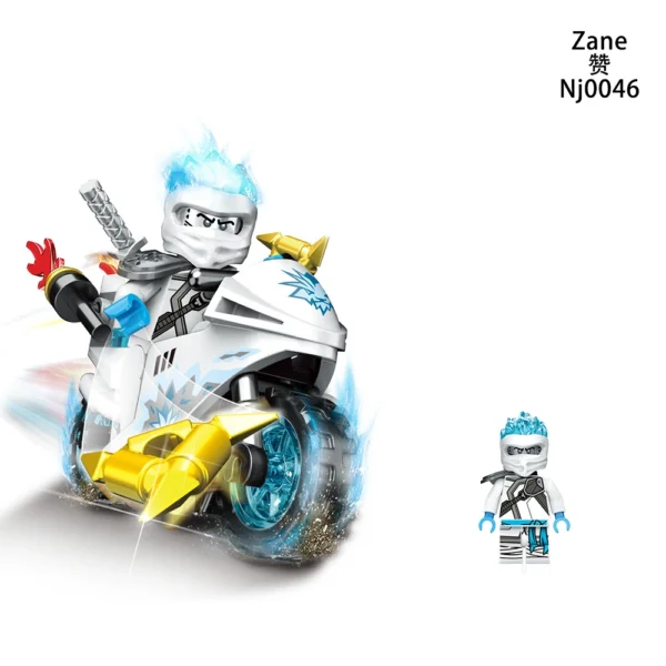 Phantom Ninja Ice Emperor Motorcycle Series Minifigures Fit Lego B-Nj004 - Image 7
