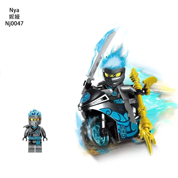 Phantom Ninja Ice Emperor Motorcycle Series Minifigures Fit Lego B-Nj004 - Image 8