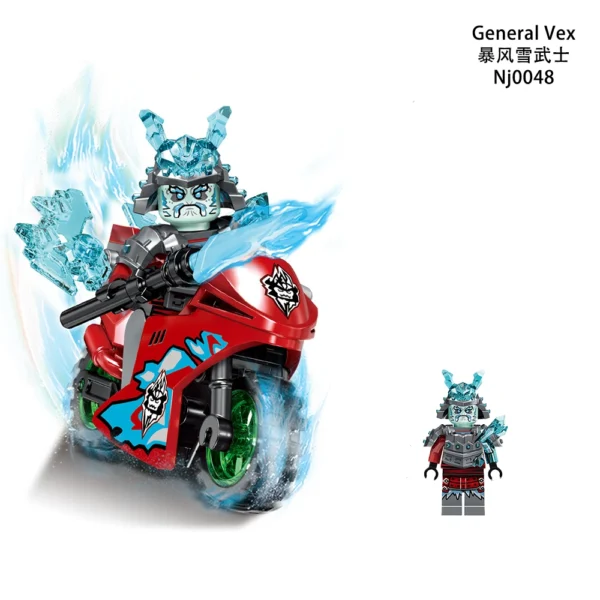 Phantom Ninja Ice Emperor Motorcycle Series Minifigures Fit Lego B-Nj004 - Image 9