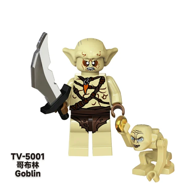 LOTR Series Custom Sauron Frodo Minifigures  Fit Lego B-LR003 - Image 2