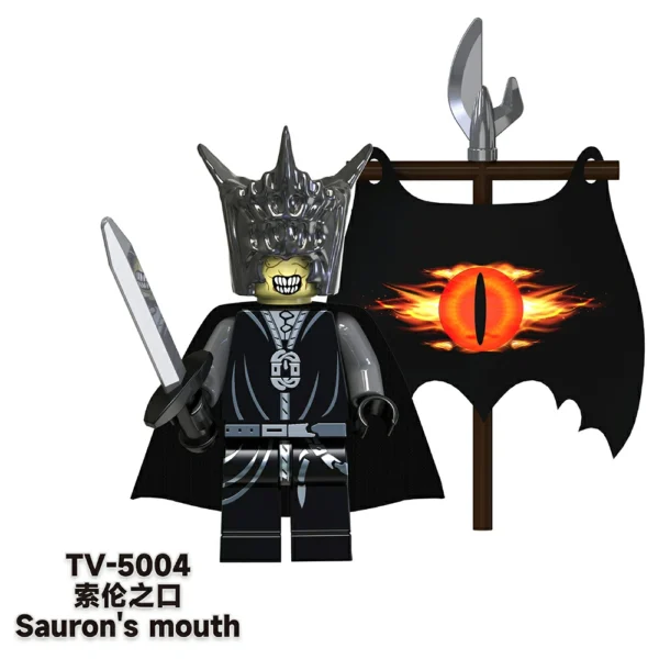 LOTR Series Custom Sauron Frodo Minifigures  Fit Lego B-LR003 - Image 5
