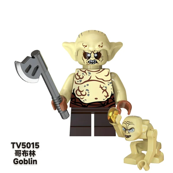 LOTR-Inspired Orcs & Uruk-hai Custom Minifigures Set Fit Lego B-LR004 - Image 8