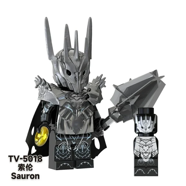 LOTR-Inspired Orcs & Uruk-hai Custom Minifigures Set Fit Lego B-LR004 - Image 11