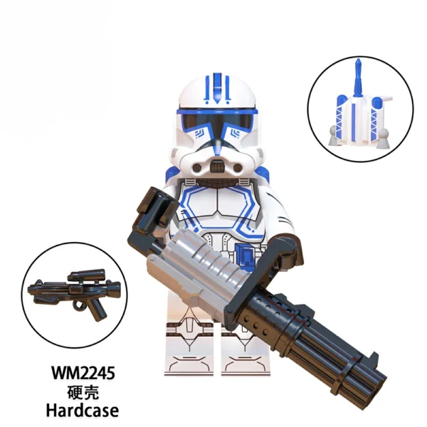 Star Wars-Inspired 501st Clone Trooper Custom Minifigures Fit Lego B-SW006 - Image 4