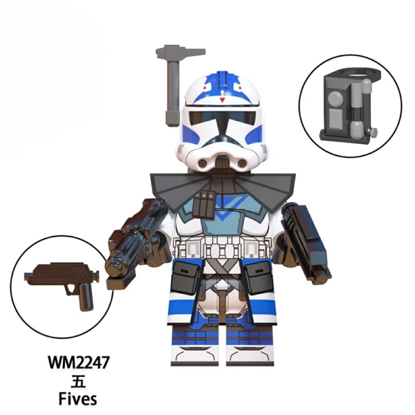 Star Wars-Inspired 501st Clone Trooper Custom Minifigures Fit Lego B-SW006 - Image 6