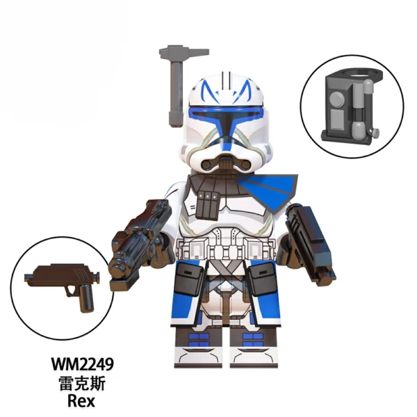 Star Wars-Inspired 501st Clone Trooper Custom Minifigures Fit Lego B-SW006 - Image 8