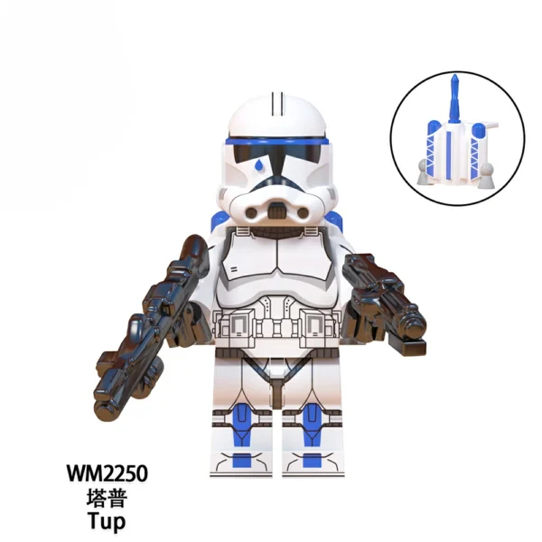 Star Wars-Inspired 501st Clone Trooper Custom Minifigures Fit Lego B-SW006 - Image 9