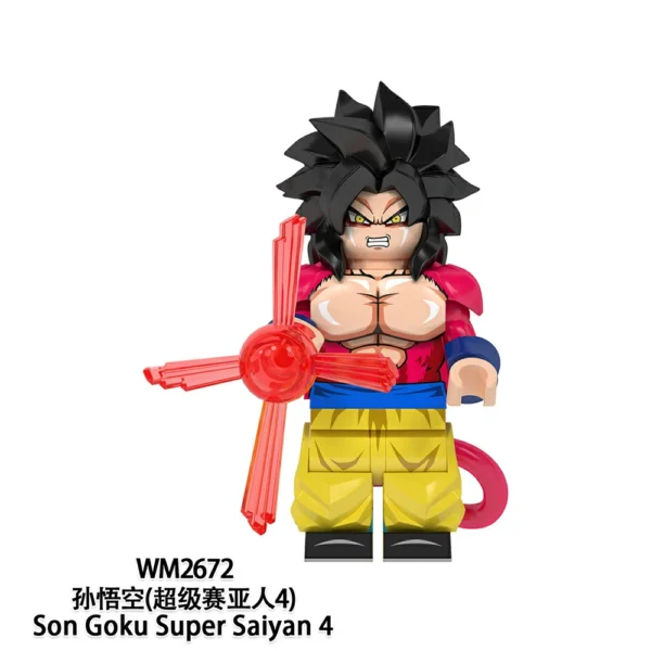 Dragon Ball Super Saiyan Series Brick Minifigures Set Fit Lego B-DB005 - Image 8