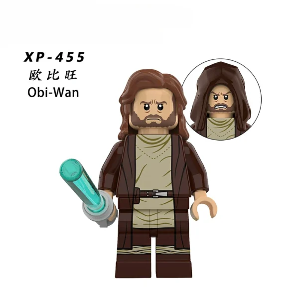 Star Wars Series Darth Vader Obi-Wan Minifigures Fit Lego B-SW001 - Image 6
