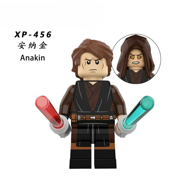 Star Wars Series Darth Vader Obi-Wan Minifigures Fit Lego B-SW001 - Image 7