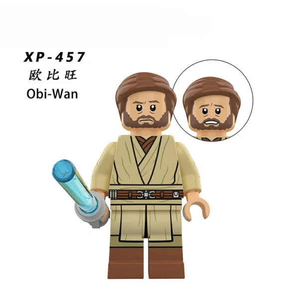 Star Wars Series Darth Vader Obi-Wan Minifigures Fit Lego B-SW001 - Image 8