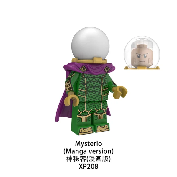 Spider Man Mysterio Custom Super Heroes Minifigures Fit Lego B-Mv008 - Image 6