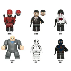Street Superhero Daredevil Building Block Toy Minifigs Minifigures Fit Lego B-Mv082