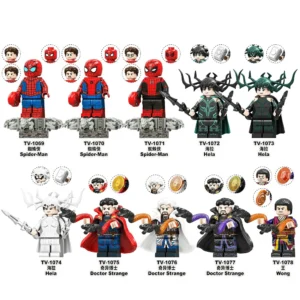 Spider-Man Doctor Strange Superhero Minifigure Fit Lego B-Mv088