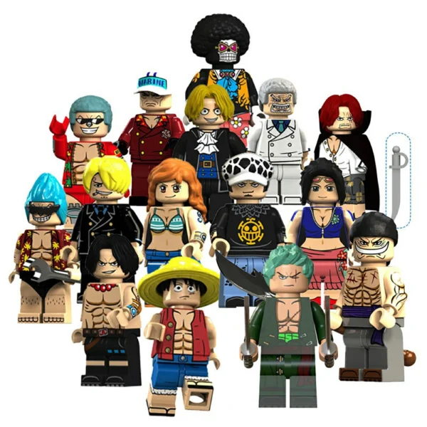 One Piece Anime Minifigures Toy Set Custom Brick Compatible With Lego B-OP001