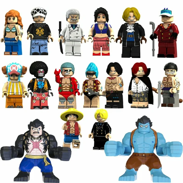 One Piece Anime Minifigures Toy Set Custom Brick Compatible With Lego B-OP001 - Image 6