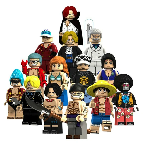 One Piece Anime Minifigures Toy Set Custom Brick Compatible With Lego B-OP001 - Image 2