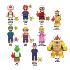 Super Mario Bros Classic Adventure Mushroom Figure Minifigures Fit Lego B-SMB003