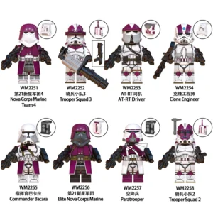 Space Wars Elite Space Squad Figures Trooper Collection Minifigures Fit Lego B-SW013