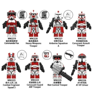 Star Wars Galactic Clone Trooper Building Block Minifigures Fit Lego B-SW095