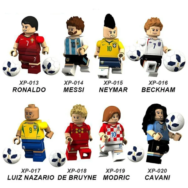 Custom Soccer Champions Players Collection  Minifigure Compatible With Lego B-F001