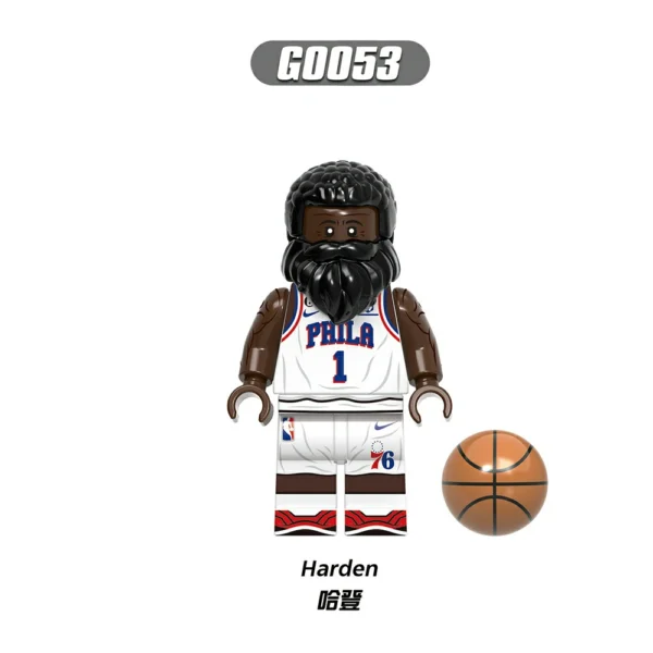 Basketball Stars Court Legends Minifigure Set Minifigs Compatible With Lego B-BB002 - Image 6