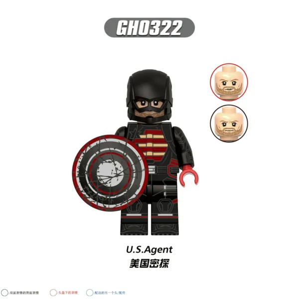Thunderbolts Elite Agents Super Hero Character Building Block Minifigures Fit Lego B-Mv085 - Image 3