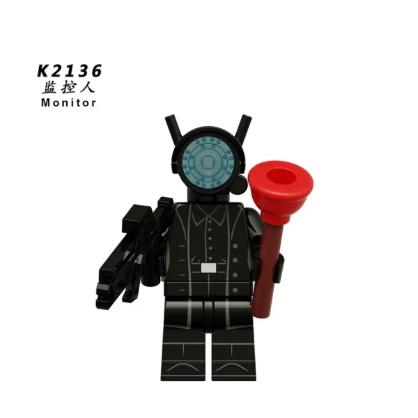 Skibidi Toilet Classic Anime Character Tv-Man Minifigure Set Compatible With Lego B-TK001 - Image 6