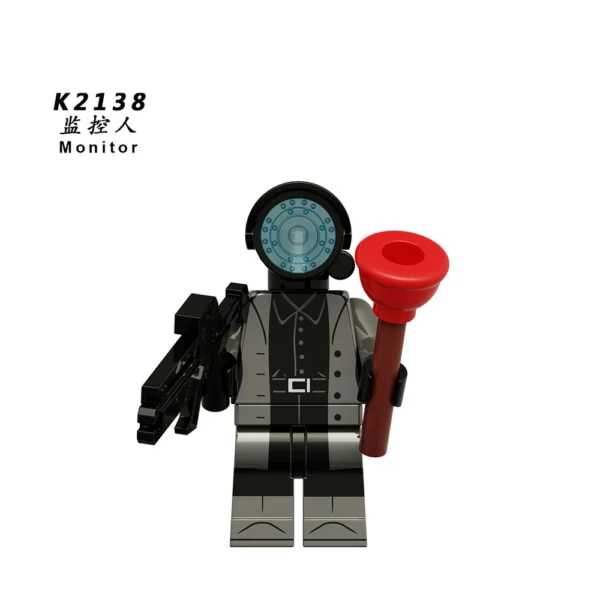 Skibidi Toilet Classic Anime Character Tv-Man Minifigure Set Compatible With Lego B-TK001 - Image 8