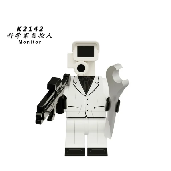 Skibidi Toilet Classic Anime Character Tv-Man Minifigure Set Compatible With Lego B-TK001 - Image 12