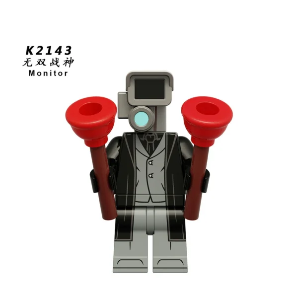 Skibidi Toilet Classic Anime Character Tv-Man Minifigure Set Compatible With Lego B-TK001 - Image 13