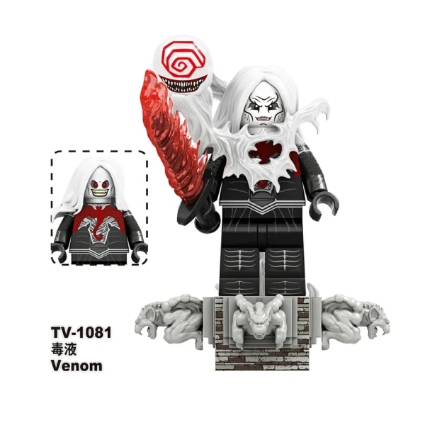 Venom Universe Eddie Brock Building Block Minifigure Fit Lego B-Mv089 - Image 4